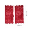 Unique Bargains Women's Floral Thin Sunblock Fingerless Gloves 1 Pair - 3 of 4