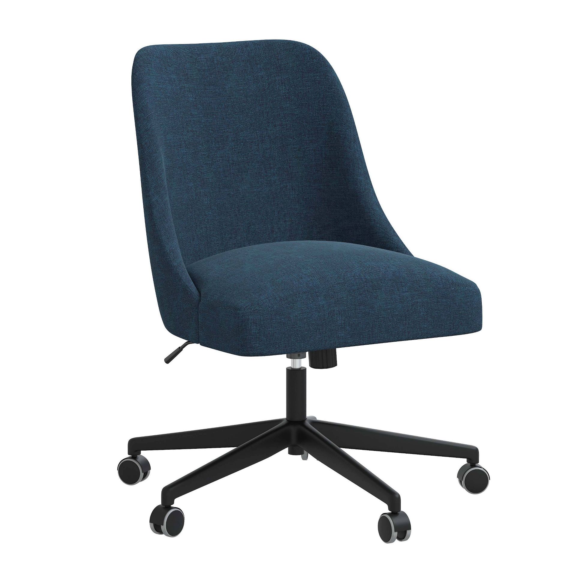 Bria Office Chair Zuma Navy - Threshold™: Adjustable, Swivel, Rolling Base, Armless