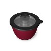 S'well 64oz Salad Bowl Kit Wild Cherry: Stainless Steel Salad Container with Silicone Lid, Dishwasher-Safe, Red - image 4 of 4