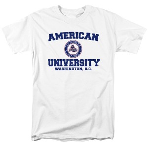 Men's American University Official Circle Logo T-Shirt - 1 of 4