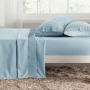 California King Sheet Sets - 4 Pieces Soft Cal King Sheets - Breathable & Cooling - Hotel Luxury - Easy Care Polyester Microfiber Bedding for Women, M - 2 of 4