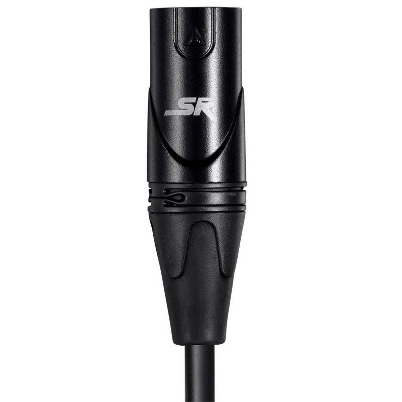 Monoprice Starquad XLR Microphone Cable - 75 Feet - Black | XLR-M to XLR-F, 24AWG, Optimized for Analog Audio - Gold Contacts - Stage Right Series, 5 of 7