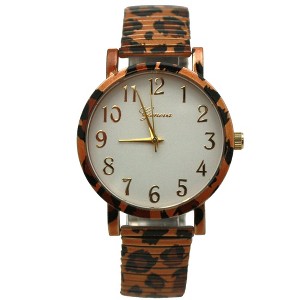 Olivia Pratt Stretch Animal Print Women Watch - 1 of 4