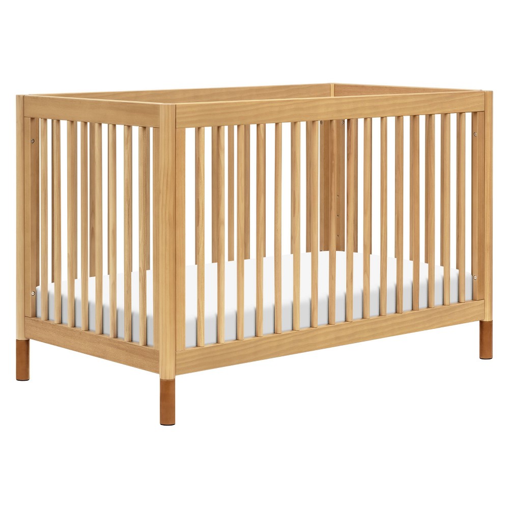 Photos - Cot Babyletto Gelato 4-in-1 Convertible Crib with Toddler Rail - Honey/Vegan T