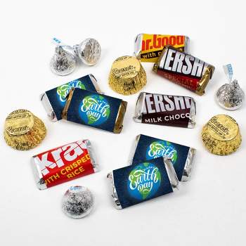 105 Pcs Earth Day Candy Party Favors Promotional Items Chocolate Giveaways (1.75 lbs; approx. 105 Pcs)