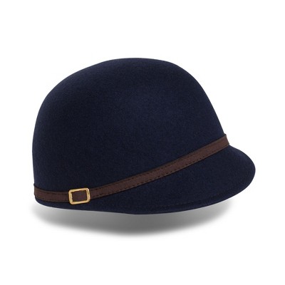 Hope & Henry Girls' Molded Wool Riding Cap (blue, Small) : Target