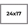 PosterPalooza | Textured Grey Picture Frame - UV Acrylic, Backing Board, Hanging Hardware Included - 2 of 4