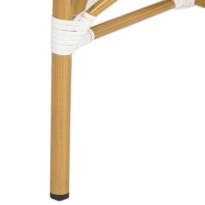 Karine Beige Aluminum Frame Transitional Arm Chair