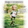 Pavilion Gift Company - Woodland Green Camo Deer - 6-12 Months 3/4 Sleeve Bodysuit - Leotards and Bodysuits - 2 of 4