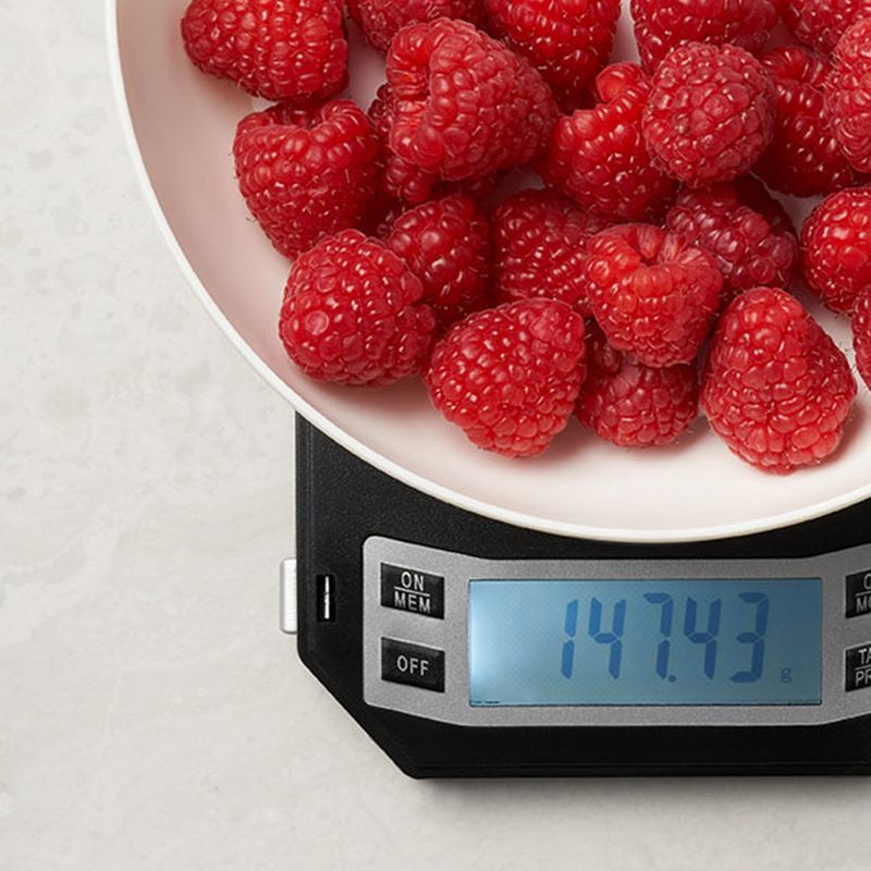 American Weigh Scales High Precision Food Measuring Scale With Removable Bowl Large LCD Display 6.6LB Capacity, 3 of 7