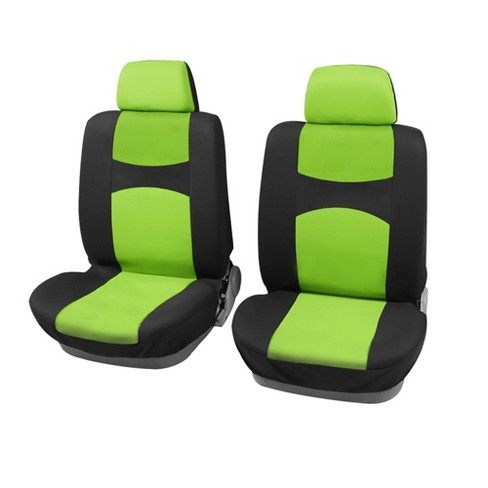 Unique Bargains Universal Front Car Seat Cover Kit Green 4 Pcs : Target