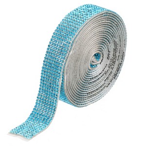 Unique Bargains Self-Adhesive Crafts Decorations Crystal Rhinestone Diamond Ribbons - 1 of 4