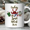 Buffalo Plaid Gunslinger Western Cowboy Style Christmas Mug (Non-Custom Only)| OrnamentallyYou - 4 of 4