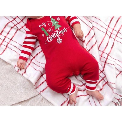 Girl Baby Unisex My First Christmas Romper - Tesa Babe