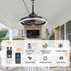 Bella Depot 20" Outdoor Waterproof Ceiling Fan with LED Light - 2 of 4