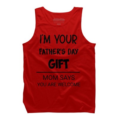 Men's Design By Humans I'm Your Father's Day Gift Black Text By sukhendu12 Tank Top