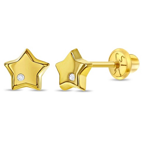 Girls' Lucky Cherries Screw Back 14k Gold Earrings - In Season Jewelry :  Target