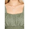 Women's Sage Heart Romper - SHE + SKY - 2 of 3