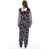 Just Love Womens One Piece Winter & Christmas Character Adult Bodysuit Hooded Pajamas - 4 of 4