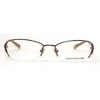 Jones New York Designer Reading Glasses J426 Brown Gold Semi-Rimless 21 Powers - 2 of 4