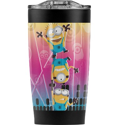 Minions Minions Cmyk Rave Steel Tumbler 20oz Coffee Travel Mug