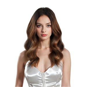 Alilang 22 Inch Long Wavy Wig Heat-Resistant Synthetic Fiber for Daily and Party Use - 1 of 4