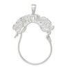 Black Bow Jewelry Sterling Silver Memories Charm Holder Pendant - 3 of 4