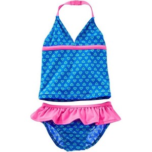 OshKosh B'Gosh Infant/Toddler Girls' 2-Piece Halter Top Bikini Swim Sets - 1 of 3