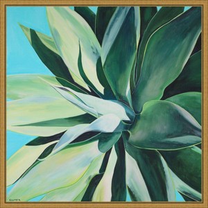 16" x 16" Rest in Its Glory by Alana Clumeck Framed Canvas Wall Art - Amanti Art - 1 of 4