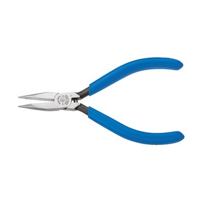 KLEIN TOOLS D322-41/2C Electronics Pliers, Slim Long-Nose, Spring-Loaded