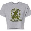 Women's - Star Wars - Yoda Yoga Cropped Graphic T-Shirt - 2 of 4
