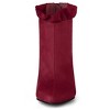 Allegra K Women's Pointed Toe Stiletto Heel Ruffle Ankle Boots - 3 of 4
