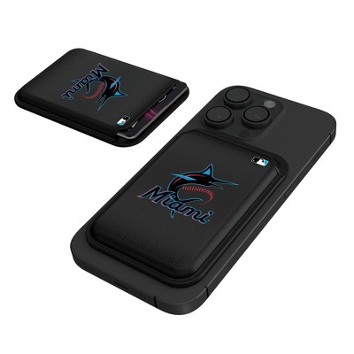 Keyscaper MLB National League Teams Linen Black Magnetic Credit Card Wallet