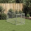 vidaXL Outdoor Dog Kennel Galvanized Steel 6.6 x 3.3 x 3.3 ft Durable - 2 of 4