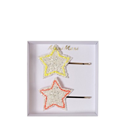 Meri Meri Glitter Star Hair Slides