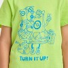 Toddler Boys' Short Sleeve Turn It Up Graphic T-Shirt - Cat & Jack™ Green - image 2 of 4