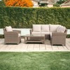 Courtyard Casual Capri 5 pc Sectional Set with Club Chair - 2 of 4