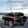 Kids 12V 2-Seater Ride On Car, Licensed Toyota Land Cruiser Electric Car - 3 of 4