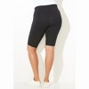 Catherines Women's Plus Size Knit Bike Short - 4 of 4