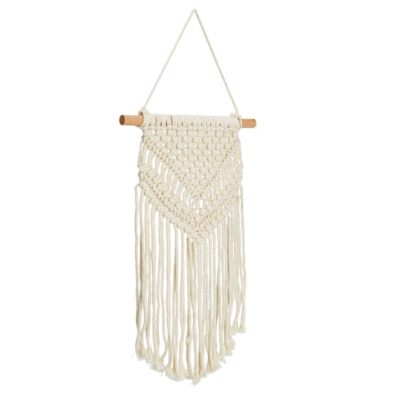 Okuna Outpost 2 Pack Boho Themed Woven Macrame Wall Art, Handing Décor for Home or Nursery, 15 x 10 in, 3 of 9