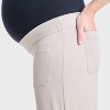 Under Belly High-Rise Wide Leg Maternity Pull-On Pants - Isabel Maternity by Ingrid & Isabel™ - 4 of 4