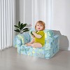 Toddler Couch - Kid Couch, Modular Kids Play Couch Set, Baby Couch, Kid Sofa Sofa Comfy, Foam Playroom Couch for Kids, Toddler Sofa That Fold Out - 4 of 4