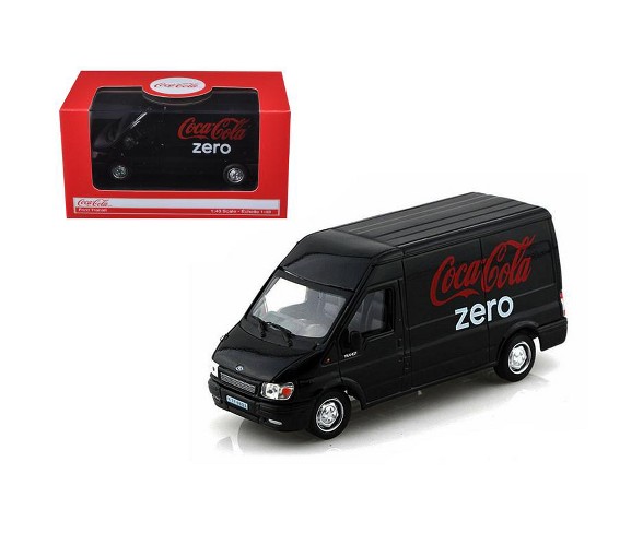 Ford Transit Coca Cola Zero 1/43 Diecast Car Model by Motorcity Classics