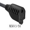 SANOXY 10ft Outlet Saver Power Extension Cord (NEMA 5-15P to NEMA 5-15R) - 4 of 4