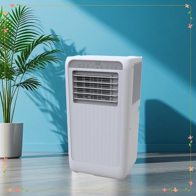 10000 BTUs Portable Air Conditioner, Cooling, Dehumidifying, Fan 3-in-1 Mode
