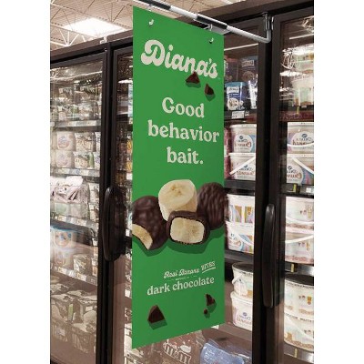Diana's Bananas Frozen Dark Chocolate Real Banana Bites - 8oz