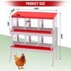 Chicken Nesting Box, Easy Egg Collection, Easy Cleaning, Chicken Laying Boxes for Hens - 3 of 4