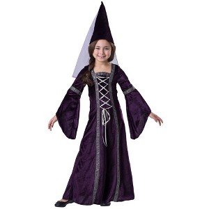 Dress Up America Medieval Princess Costume - Renaissance Dress Up Set for Girls - 1 of 3