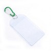 Unique Bargains Office Plastic Vertical Name ID Card Badge Holder Container Green Clear - 2 of 4