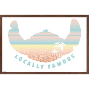 Trends International Disney Lilo and Stitch: Beach Vibes - Locally Famous Framed Wall Poster Prints - 1 of 4